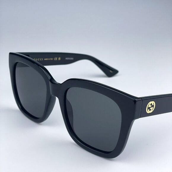 NEW Gucci GG1338S 001 Black Green Grey Square Women Sunglasses main image 9